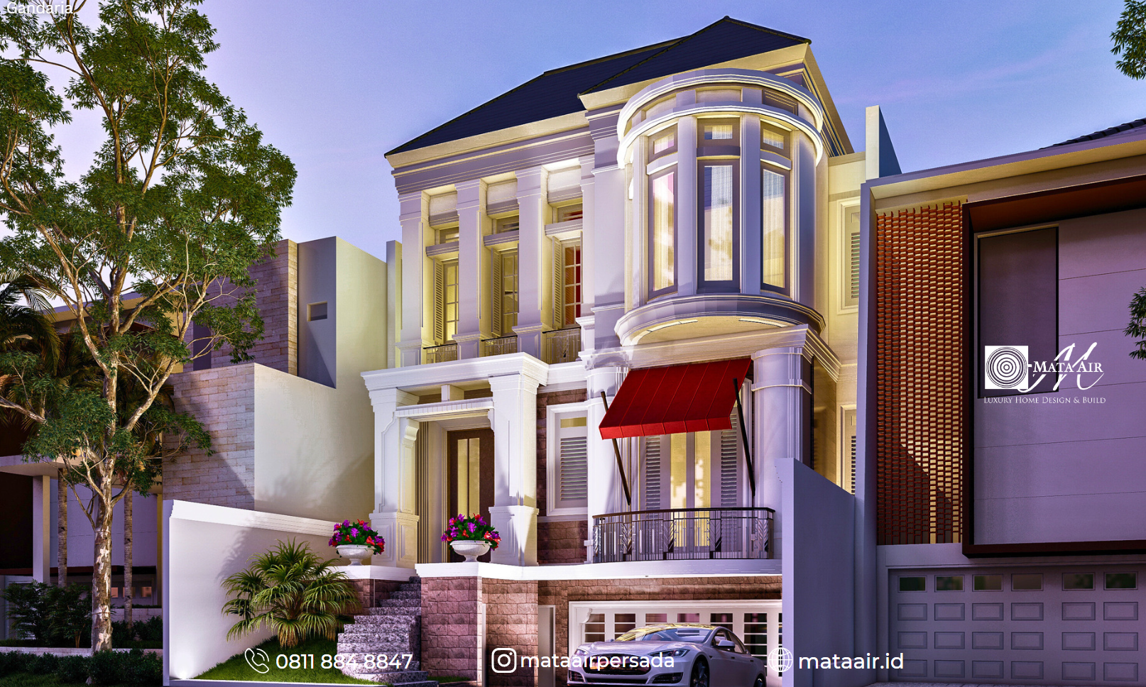 rumah art deco karya Mata Air