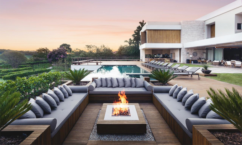 desain villa mata air