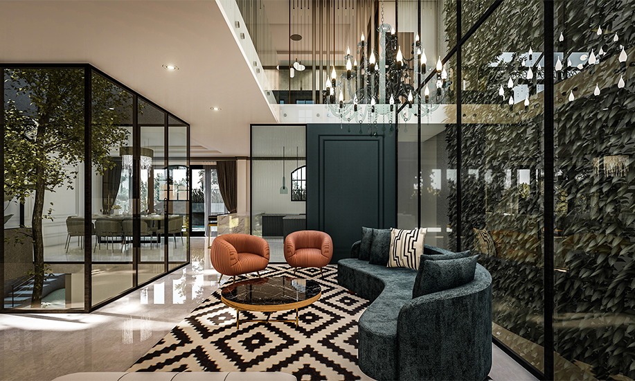 mata air Art Deco, Biophilic