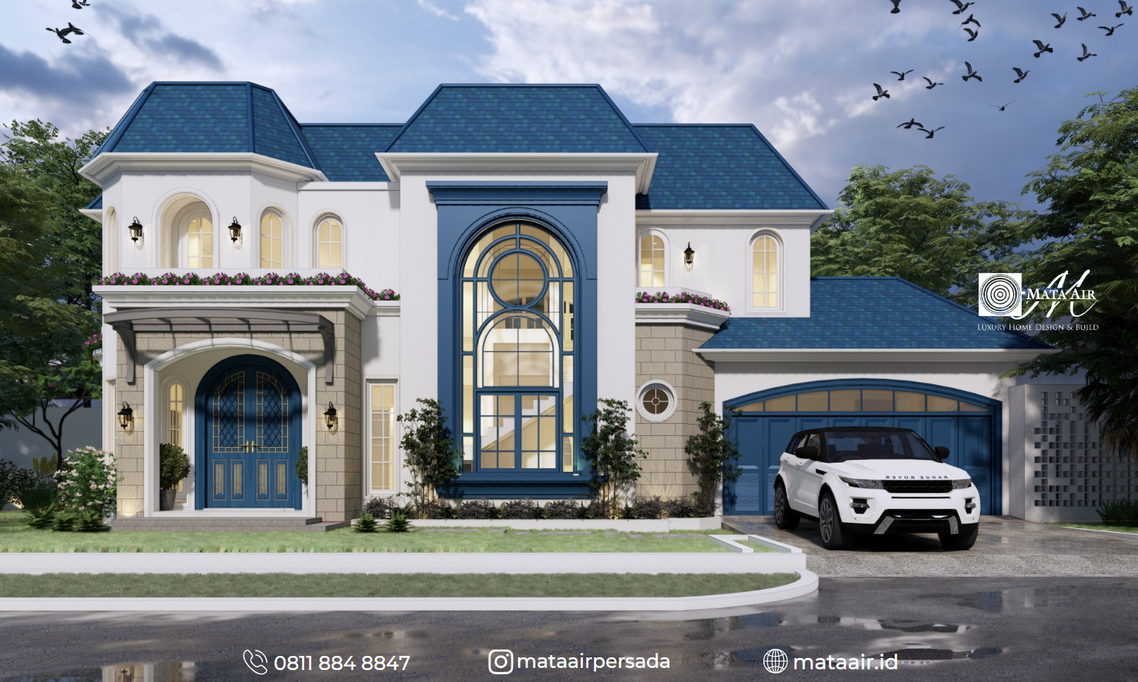 rumah mewah american style karya Mata Air