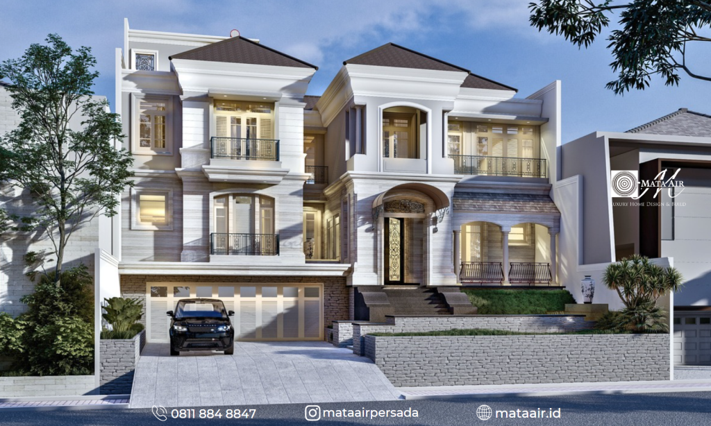 rumah mewah art deco classic karya Mata Air Persada